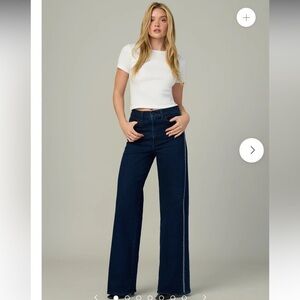 NWT Joe's MIA Wide Leg With Crystals